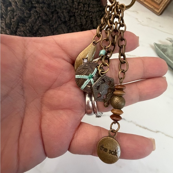 The Sak army green Crochet hobo style bucket Bag - Picture 11 of 11